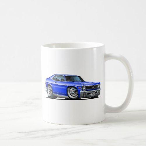Chevy Nova Blue Car Coffee Mug