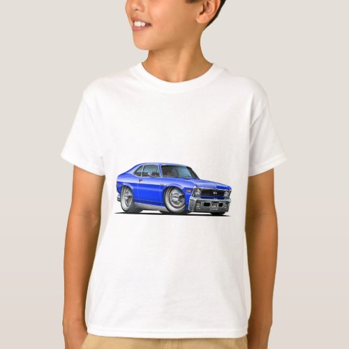 Chevy Nova Blue Car T-Shirt
