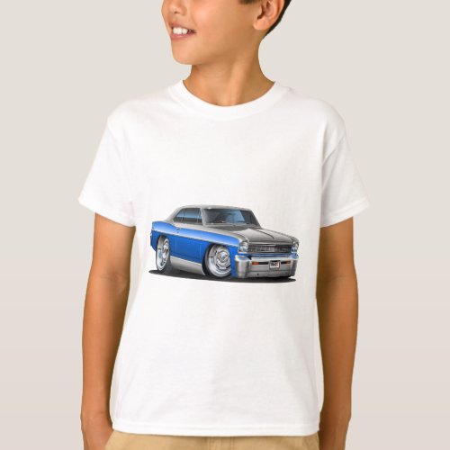 Chevy Nova Blue-Grey Car T-Shirt