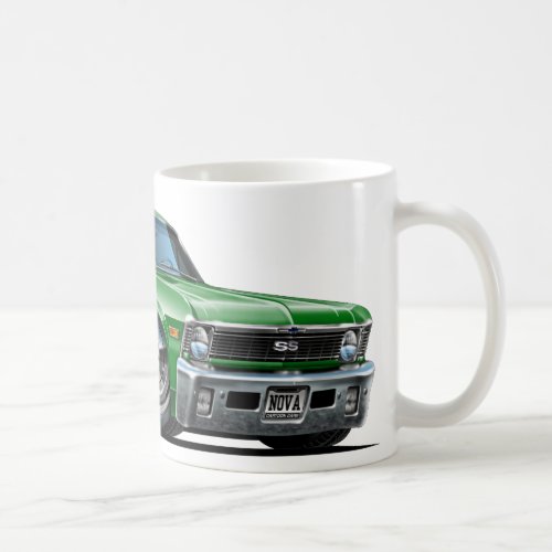 Chevy Nova Green Car Coffee Mug