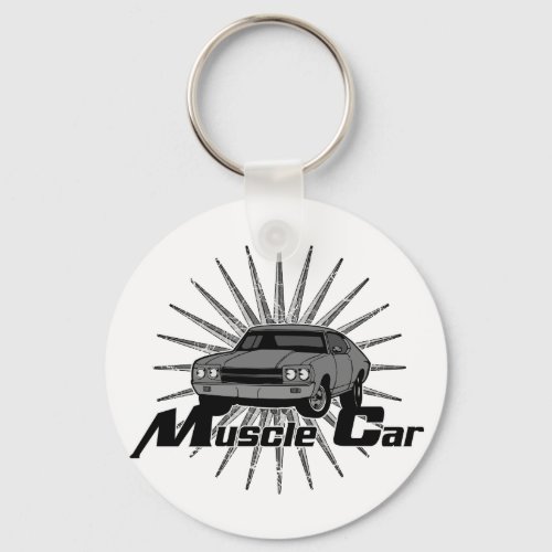 Chevy Nova Muscle Car Keychain