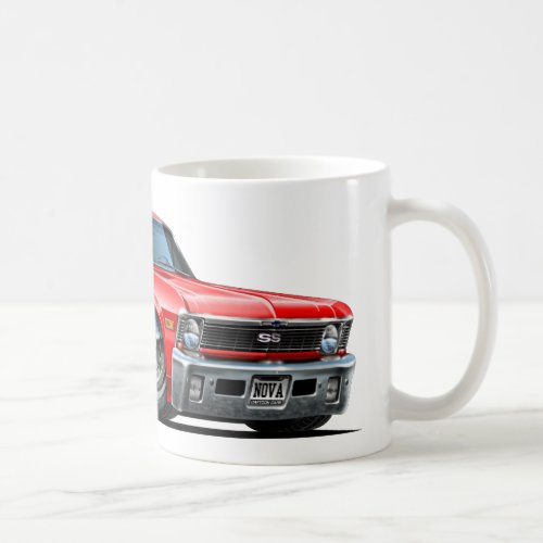 Chevy Nova Red Car Coffee Mug
