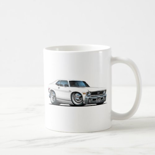 Chevy Nova White Car Coffee Mug