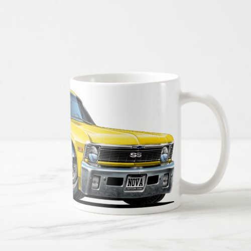 Chevy Nova Yellow Car Coffee Mug