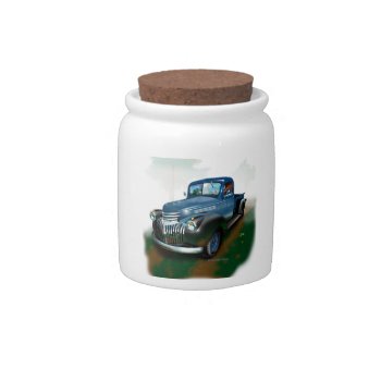 Chevy Pickup Candy Jar by buyfranklinsart at Zazzle