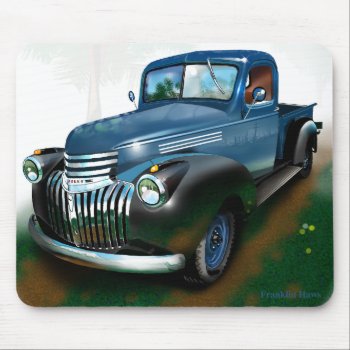 Chevy Pickup Mousepad by buyfranklinsart at Zazzle