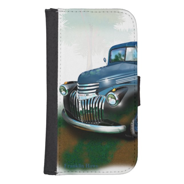 Chevy Pickup Samsung Galaxy Wallet Case (Front)