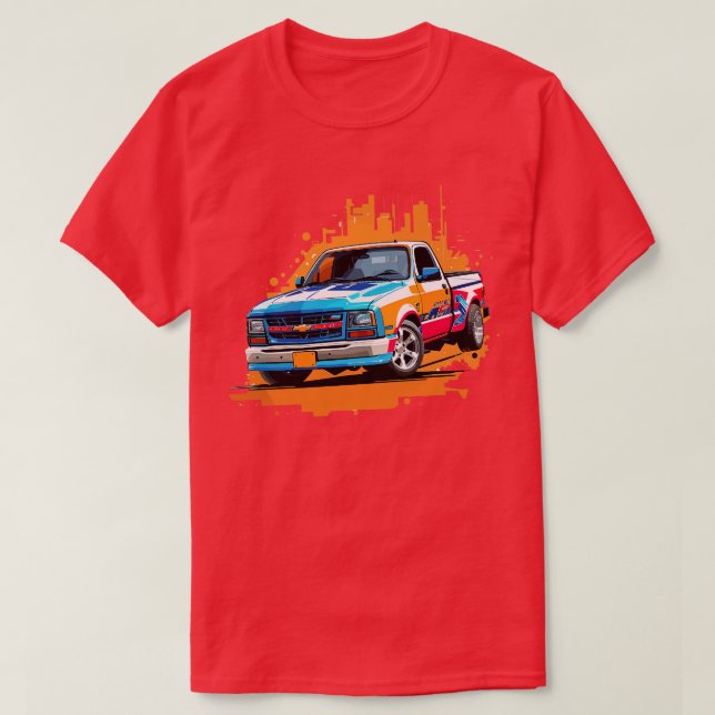 Chevy S10 Drag Truck 1 T-Shirt (Design Front)