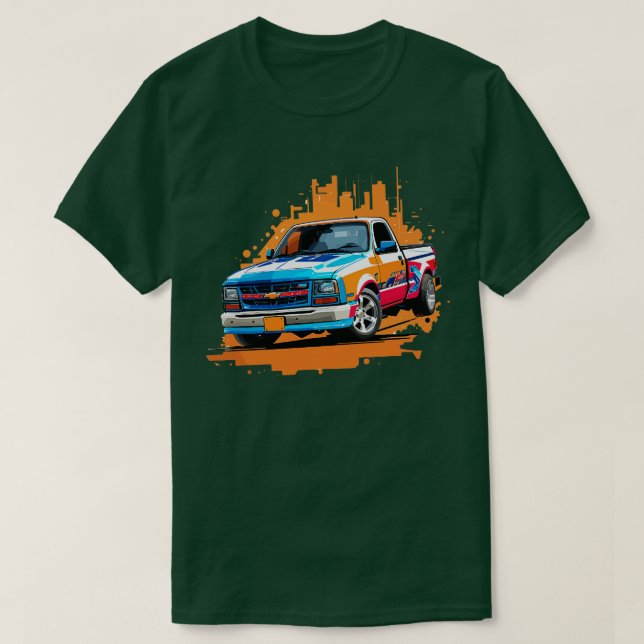 Chevy S10 Drag Truck 1 T-Shirt (Design Front)