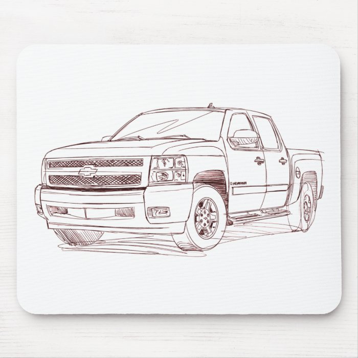 Chevy Silverado 2008 Mouse Pads