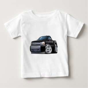 Chevy Silverado Black Truck Baby T-Shirt