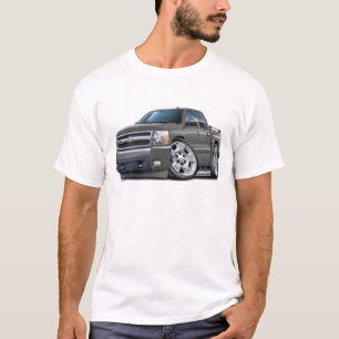 Chevy Silverado Dualcab Grey Truck T-Shirt