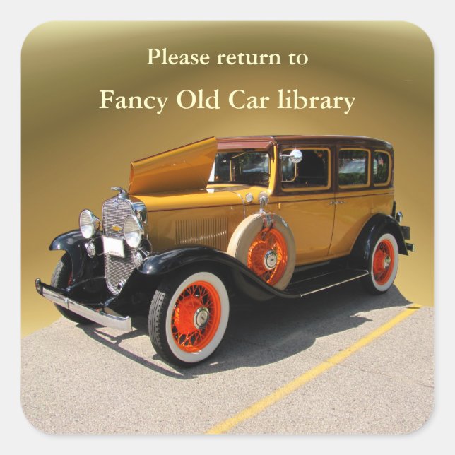 Chevy Special bookplate ~ sticker (Front)