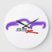 Chevy SSR logo neon purchases wall clock