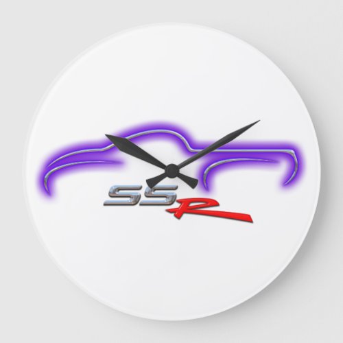 Chevy SSR _ Ultra Violet Wall ClockLarge Large Clock