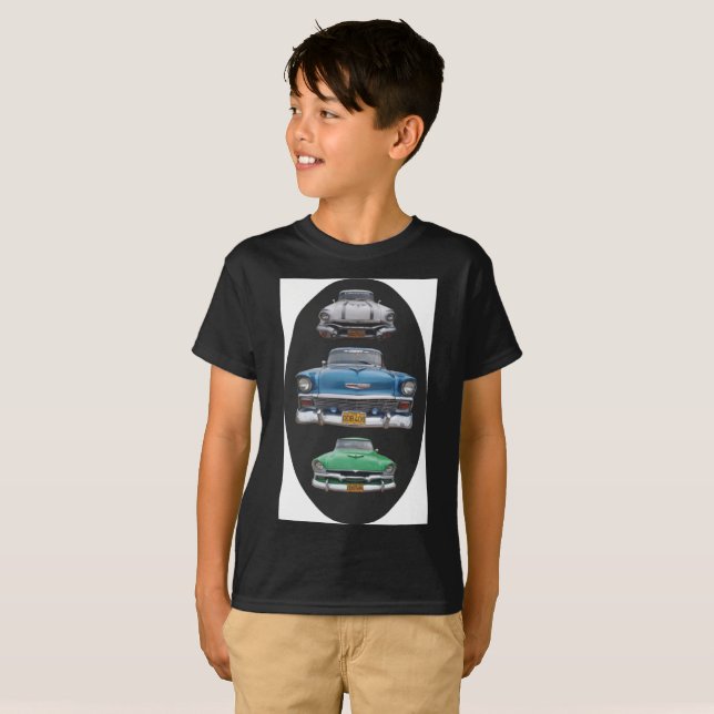 Chevy T Shirt - Cuban cars (Front Full)