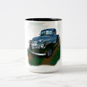 Chevy Truck Two-tone Coffee Mug by buyfranklinsart at Zazzle