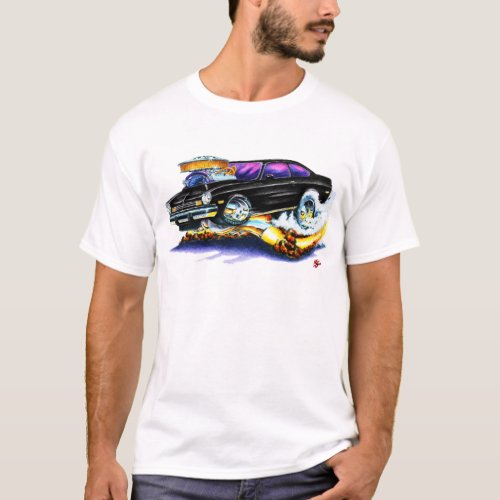 Chevy Vega Black Car T_Shirt
