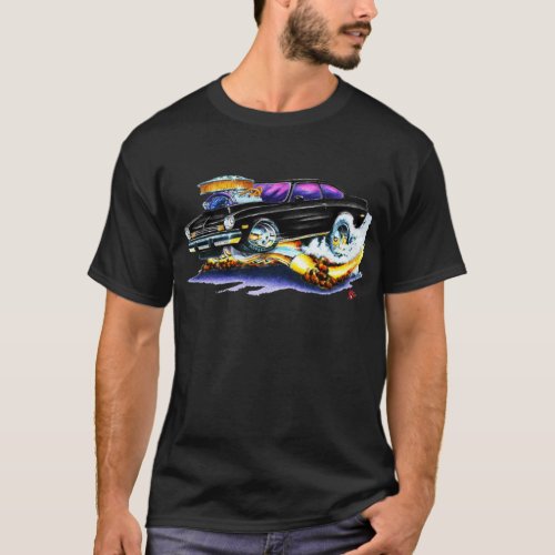 Chevy Vega Black Car T_Shirt