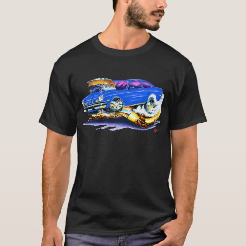 Chevy Vega Blue Car T_Shirt