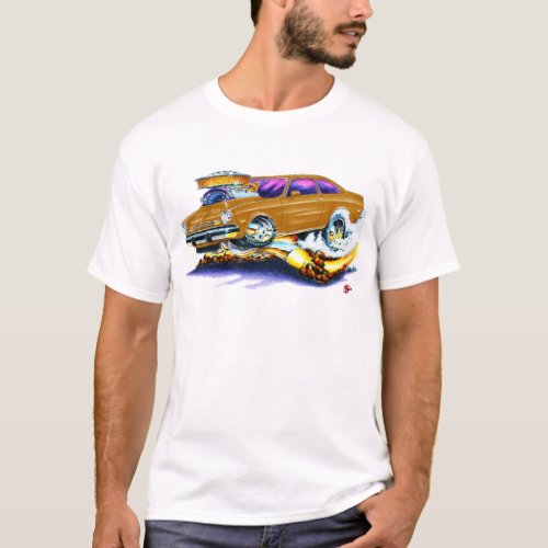 Chevy Vega Brown Car T_Shirt