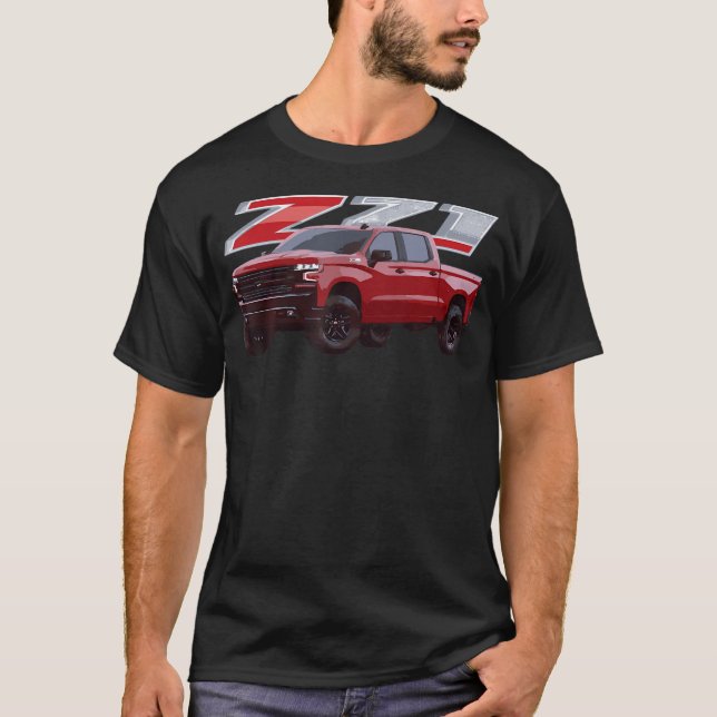 Chevys Silverado Z71 4X4 Truck T-Shirt (Front)