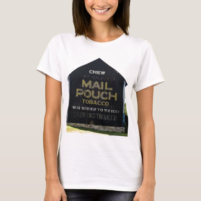 Chew Mail Pouch Tobacco Barn Original Photo T-Shirt (Front)