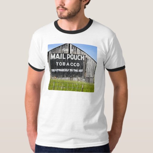 Chew Mail Pouch Tobacco Old Barn T_Shirt