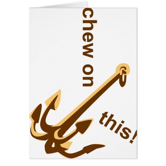 Chew on this cards (Front)