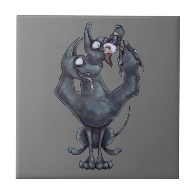 Chew Toy Ceramic Tile (Front)