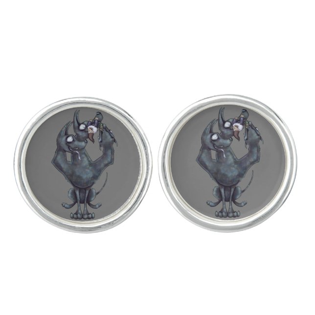 Chew Toy Cufflinks (Front)