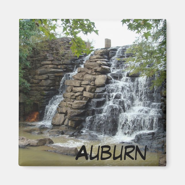 Chewacla State Park Auburn Waterfall Photo Magnet (Front)