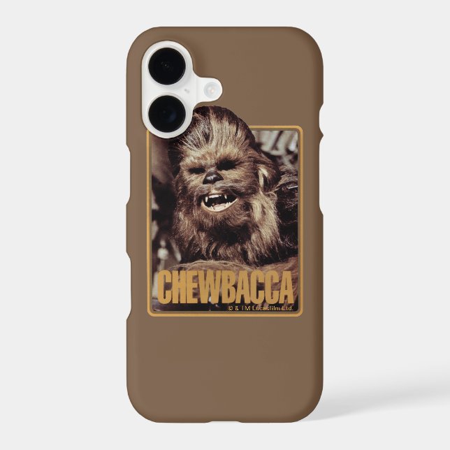Chewbacca Badge Iphone Case (Back)