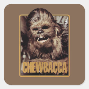 Chewbacca Badge Square Sticker