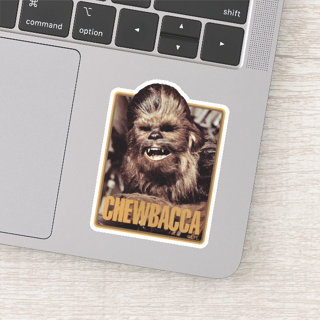 Chewbacca Badge Sticker (Detail)
