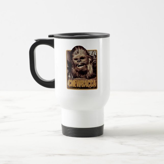 Chewbacca Badge Travel Mug (Left)