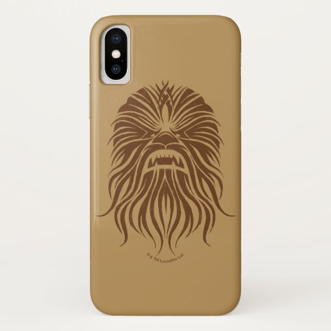 Chewbacca | Brown Tribal Case-Mate iPhone Case (Back)