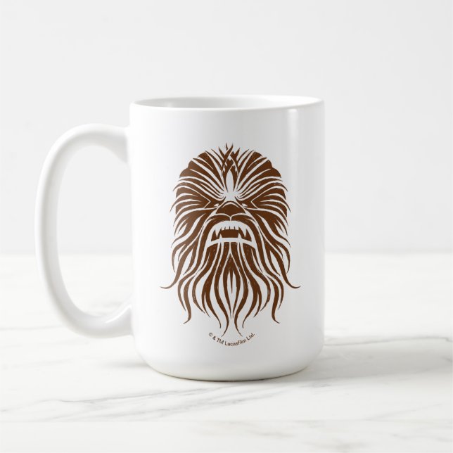 Chewbacca | Brown Tribal Coffee Mug (Left)