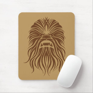 Chewbacca   Brown Tribal Mouse Pad