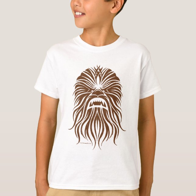 Chewbacca | Brown Tribal T-Shirt (Front)