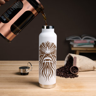 Chewbacca   Brown Tribal Water Bottle