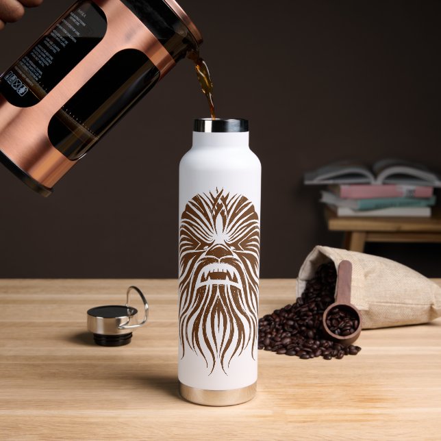 Chewbacca | Brown Tribal Water Bottle (Coffee)