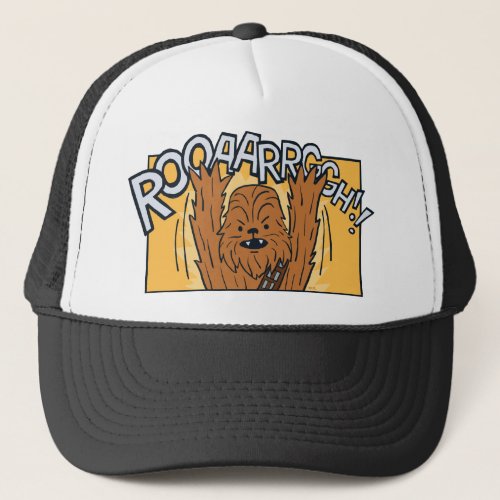 Chewbacca Cartoon Panel Roar Trucker Hat