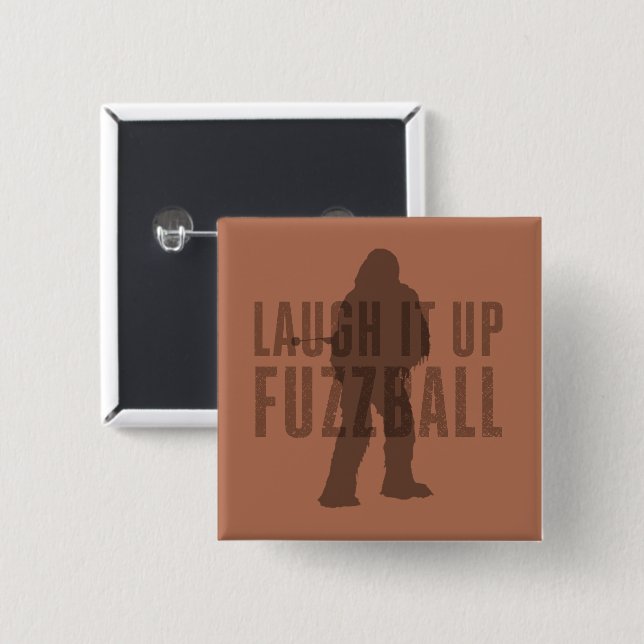 Chewbacca - Laugh It Up Fuzzball Button (Front & Back)