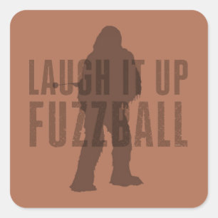 Chewbacca - Laugh It Up Fuzzball Square Sticker