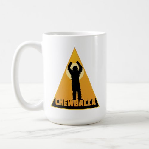 Chewbacca Sunset Silhouette Badge Coffee Mug