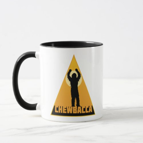 Chewbacca Sunset Silhouette Badge Mug