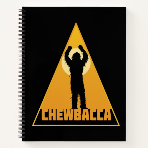 Chewbacca Sunset Silhouette Badge Notebook