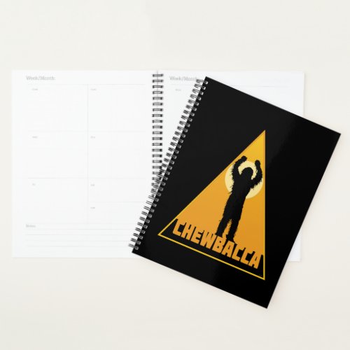 Chewbacca Sunset Silhouette Badge Planner