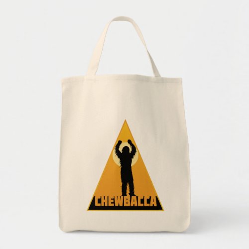 Chewbacca Sunset Silhouette Badge Tote Bag